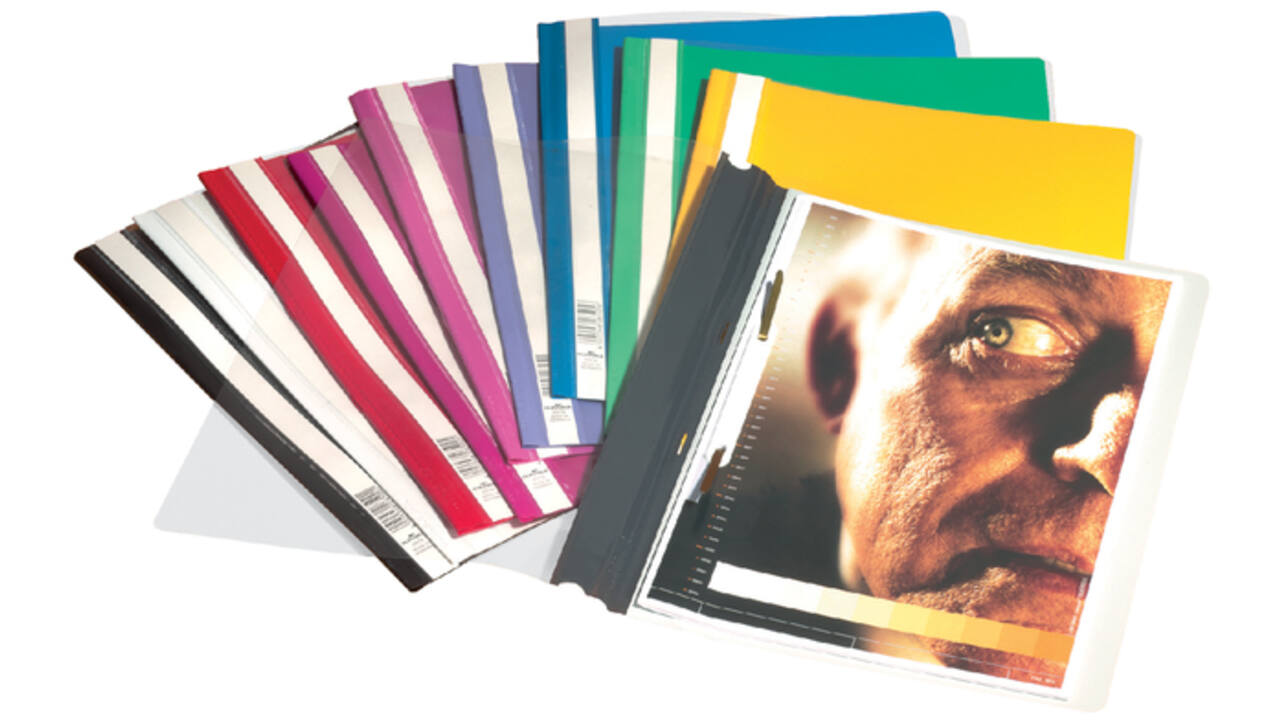 Snelhechter Durable A4 PVC geel