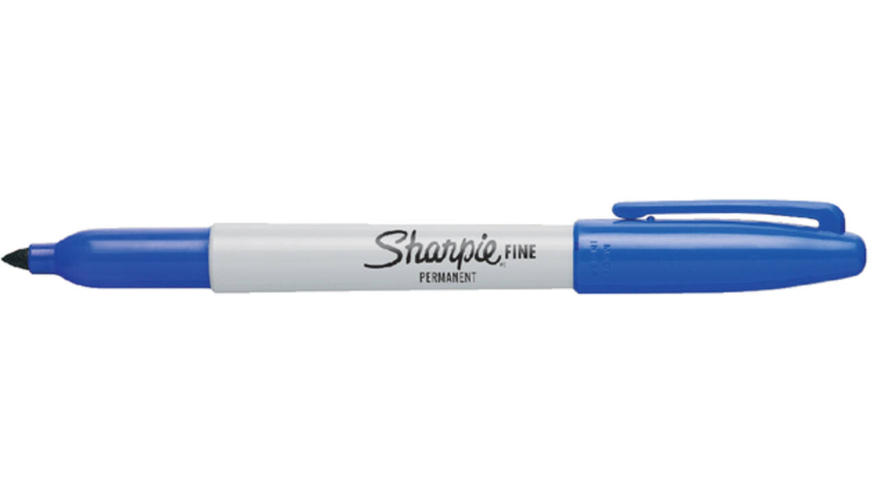 Viltstift Sharpie rond fijn blauw
