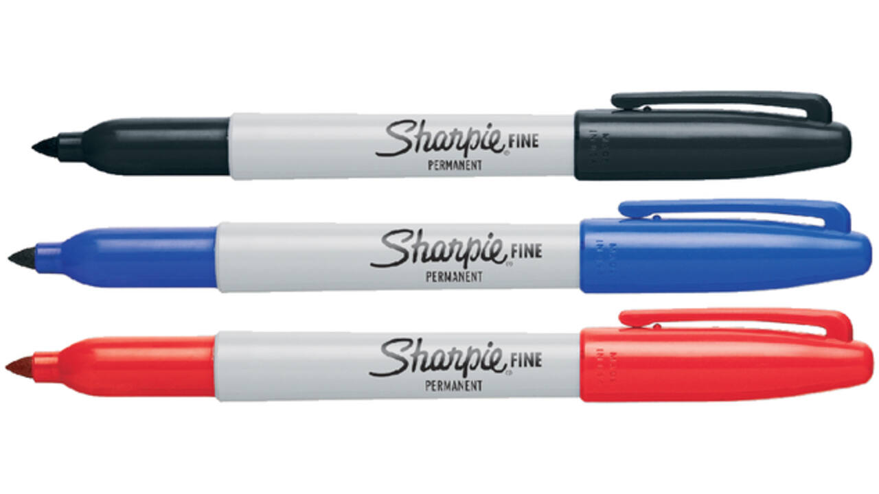 Viltstift Sharpie rond fijn rood