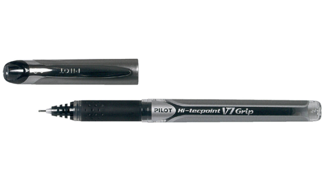 Rollerpen PILOT Hi-Tecpoint Grip V7 medium zwart