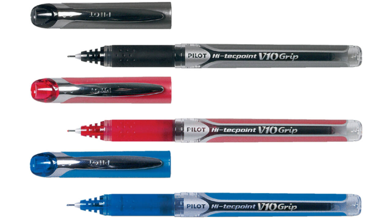 Rollerpen PILOT Hi-Tecpoint Grip V10 breed zwart