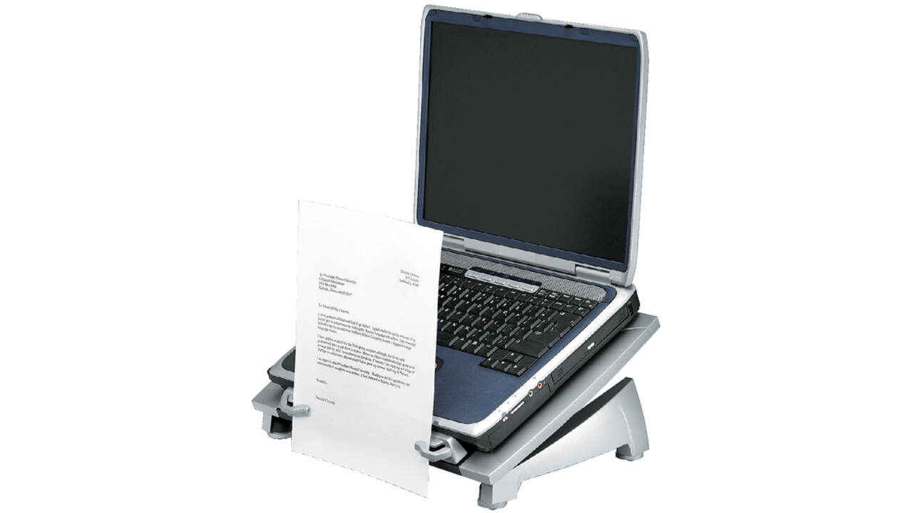 Laptopstandaard Fellowes Office Suites Plus zwart/grijs