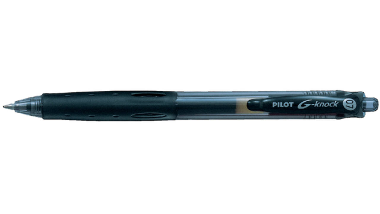 Gelschrijver PILOT Begreen G-knock medium zwart