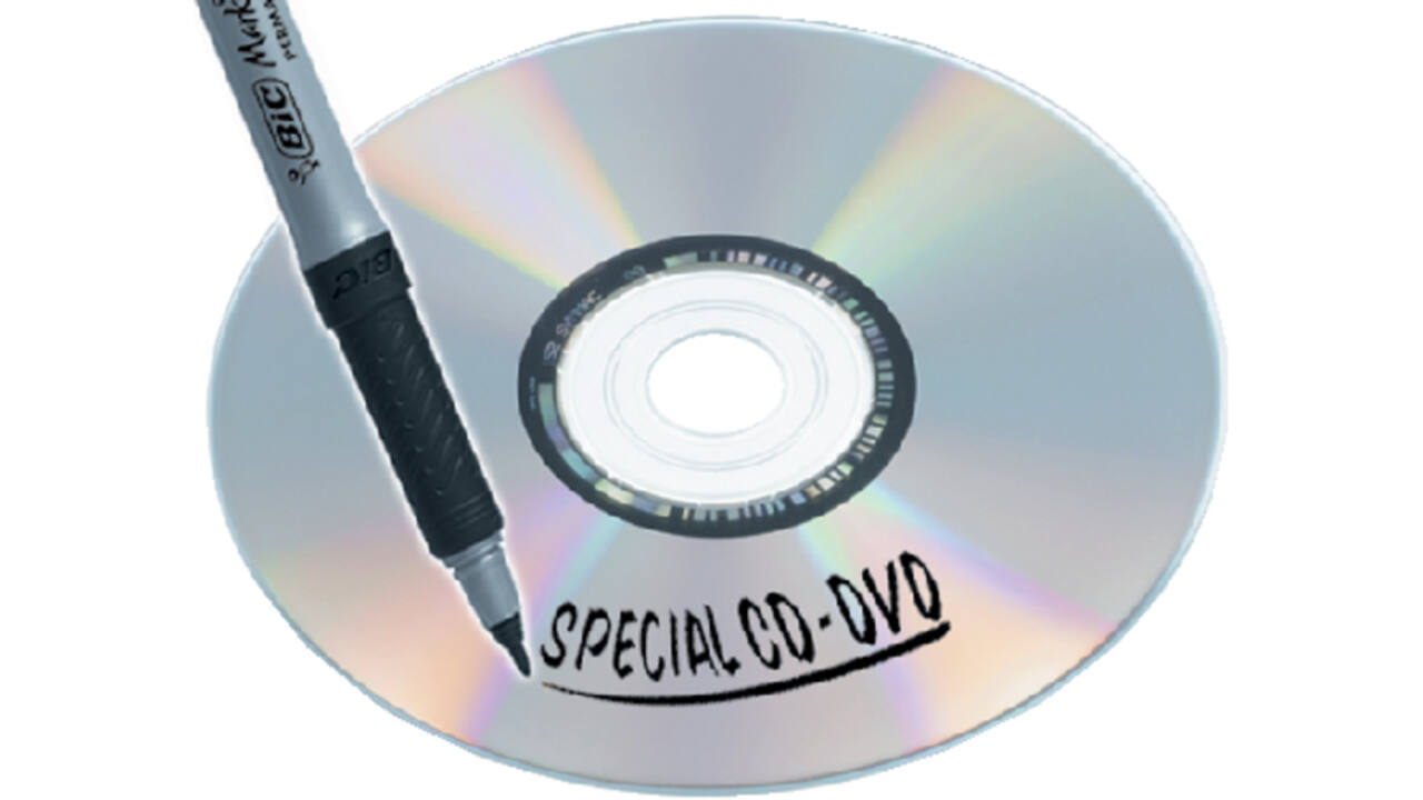CD marker Bic ultra fijn zwart