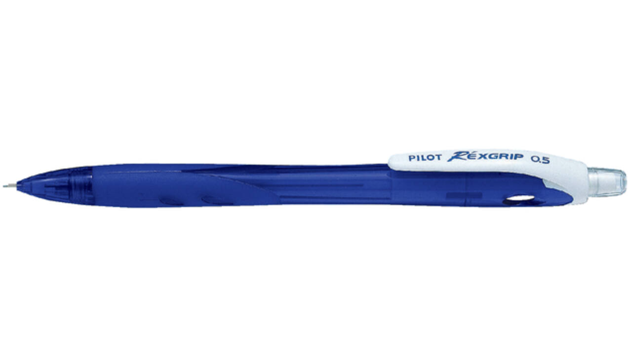 Vulpotlood PILOT Begreen Rexgrip HB 0.5mm blauw
