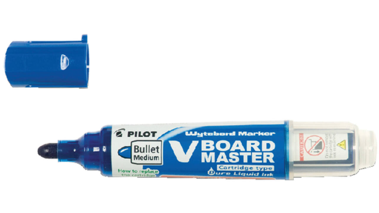Viltstift PILOT Begreen whiteboard rond medium blauw