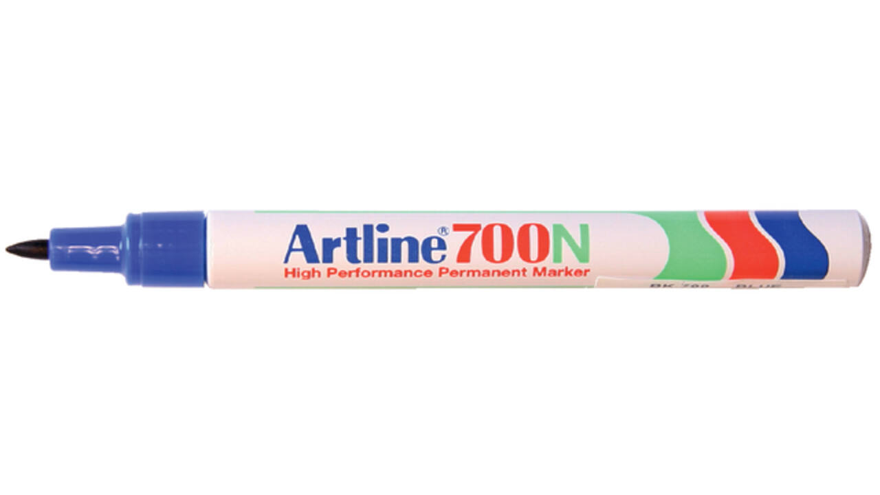 Viltstift Artline 700 rond 0.7mm blauw