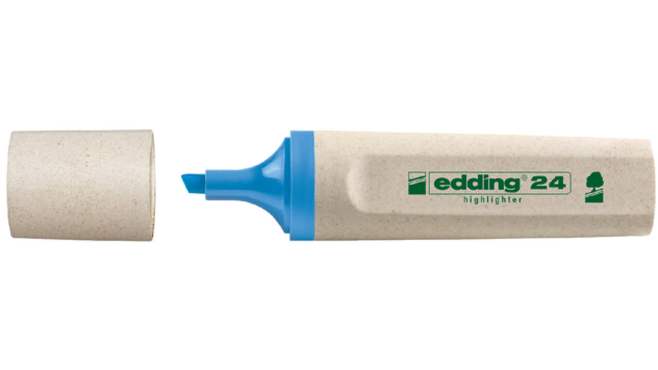 Markeerstift edding 24 Ecoline lichtblauw