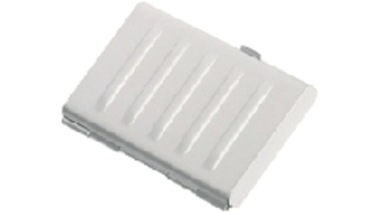 Visitekaartenhouder 2vaks mat aluminium