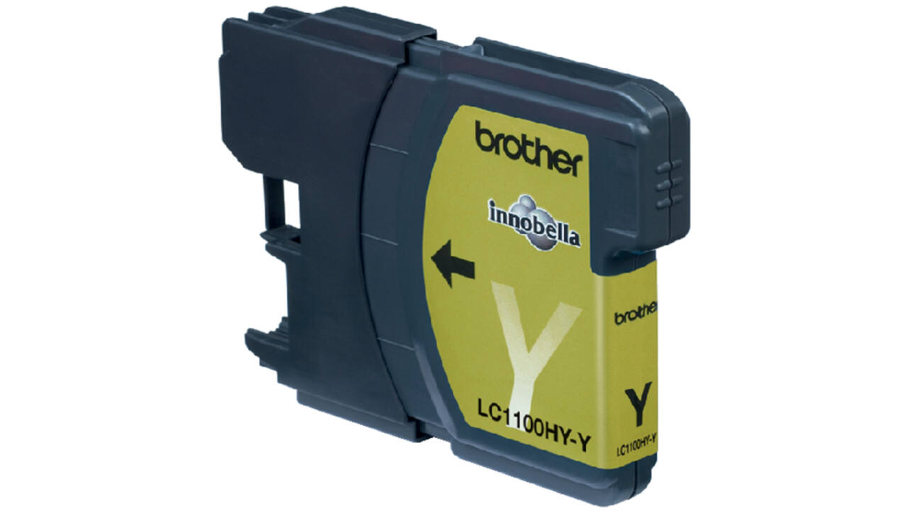Inktcartridge Brother LC-1100HYY geel