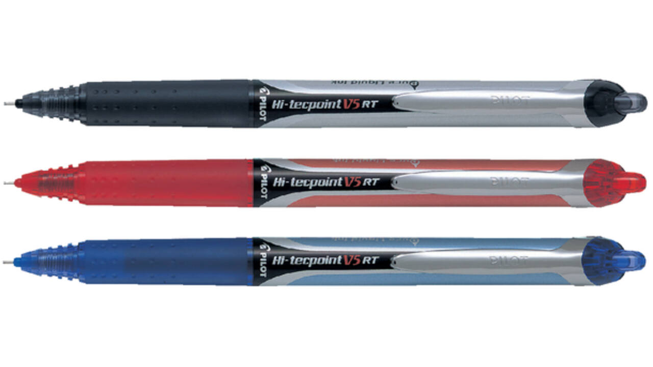 Rollerpen PILOT Hi-Tecpoint V5 RT fijn zwart