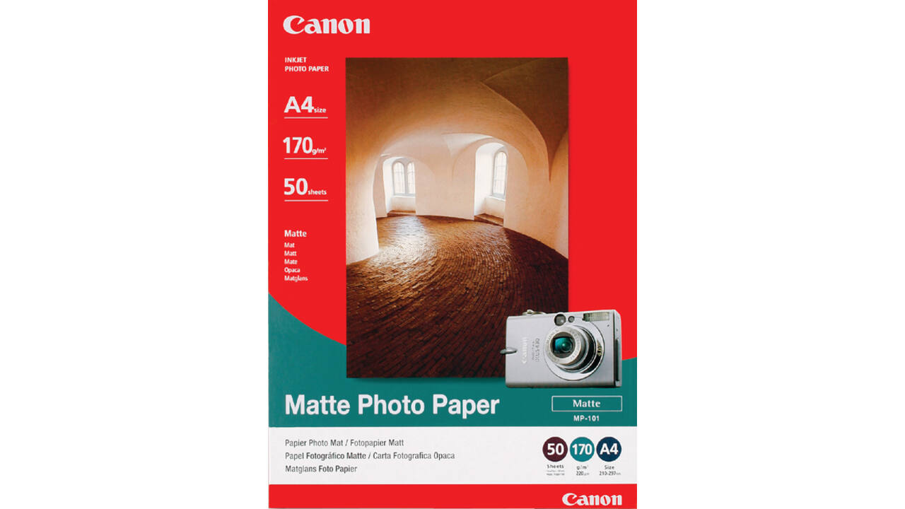Inkjetpapier Canon MP-101 A4 170gr mat 50vel