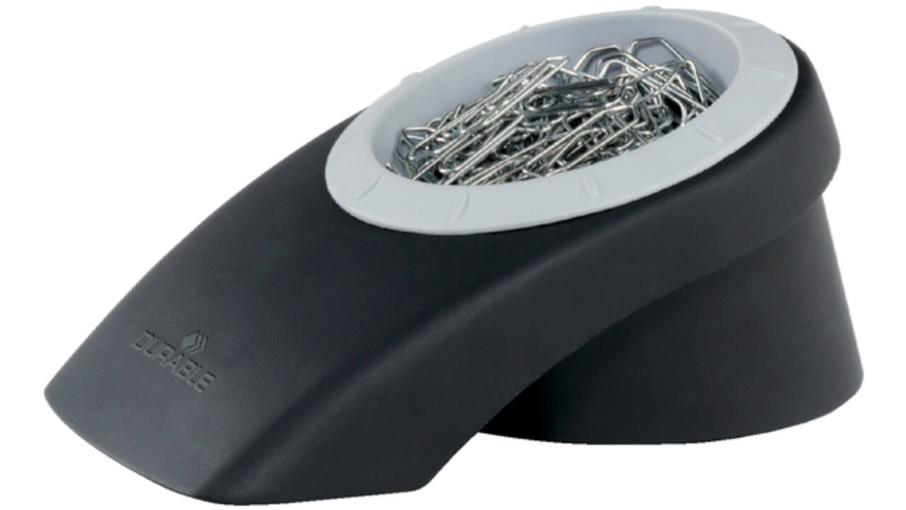 Papercliphouder Vegas inclusief 100 paperclips zwart