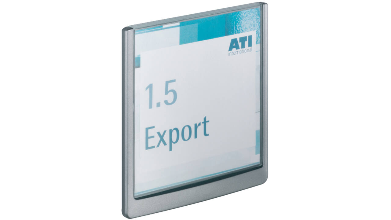 Deurbordje Durable Click sign 149x148.5mm grafiet