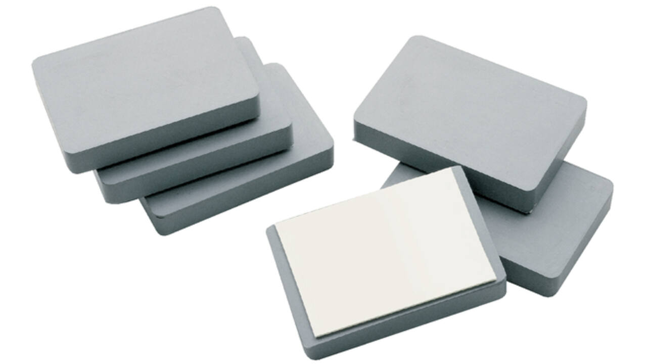 Magneet Legamaster 50x75x12mm blokmagneet