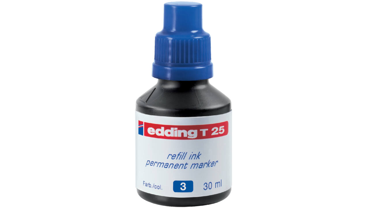 Viltstiftinkt edding T25 blauw