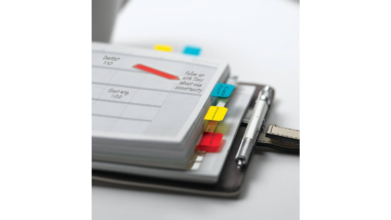 Indextabs Post-it 680 25.4x43.2mm blauw 50 tabs