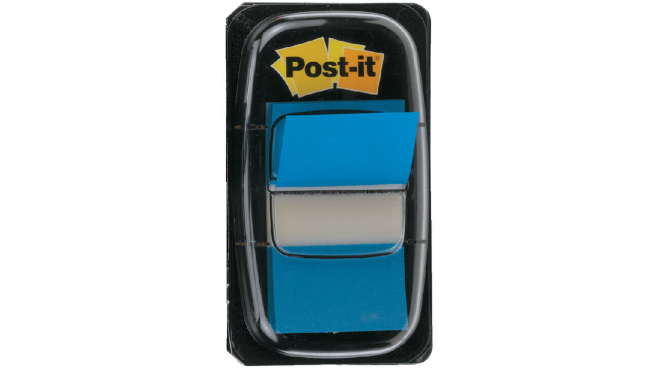 Indextabs Post-it 680 25.4x43.2mm blauw 50 tabs