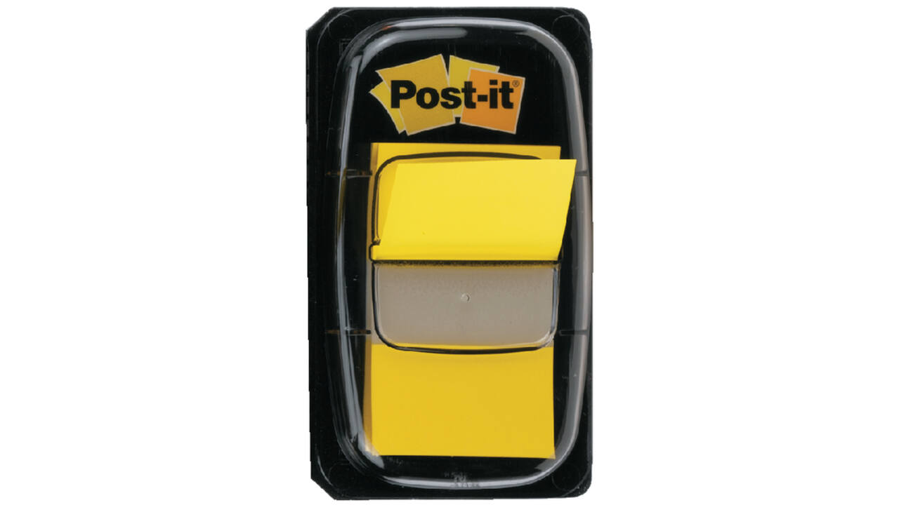 Indextabs Post-it 680 25.4x43.2mm geel 50 tabs