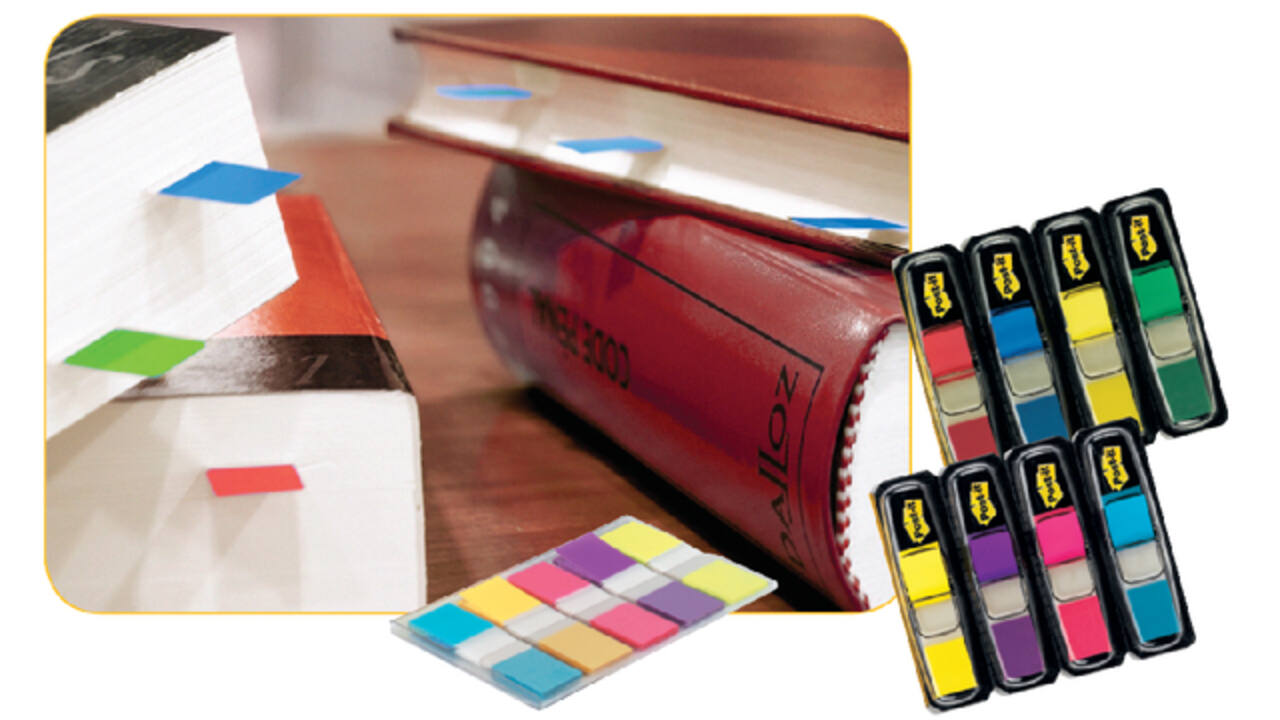 Indextabs Post-it 680 24mmx43.2mm helder assorti 60 tabs