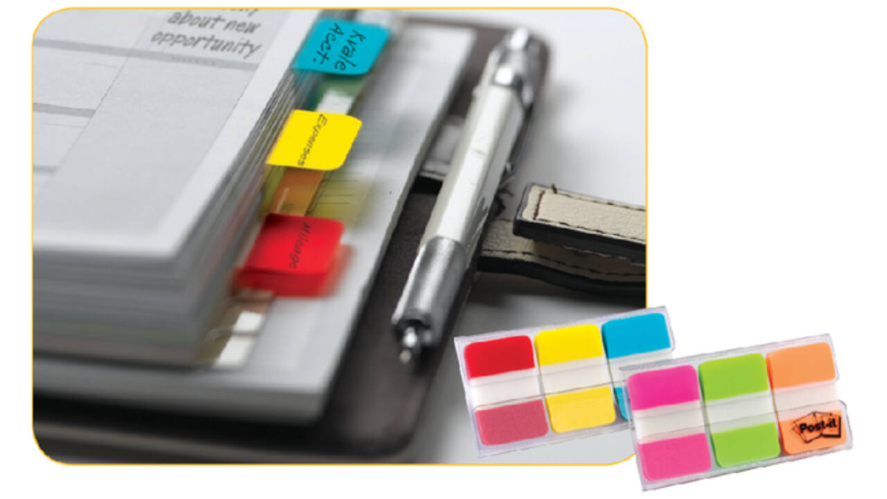 Indextabs Post-it 686PGO 25x38mm strong assorti 66 tabs
