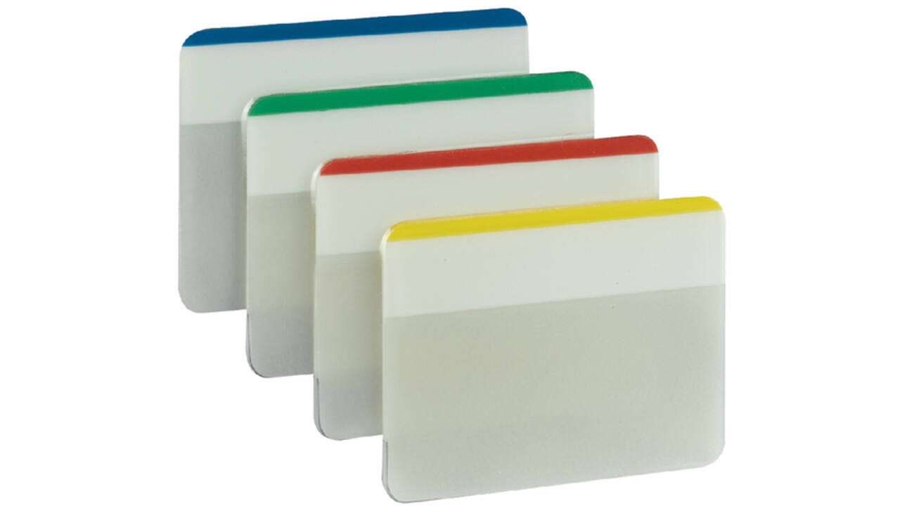 Indextabs Post-it 686F1 38x50.8mm strong recht assorti 24 tabs