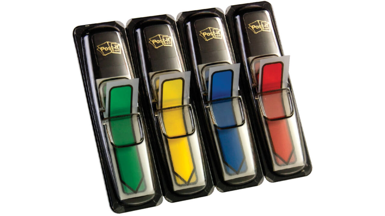Indextabs Post-it 684 11.9x43.1mm pijl assorti