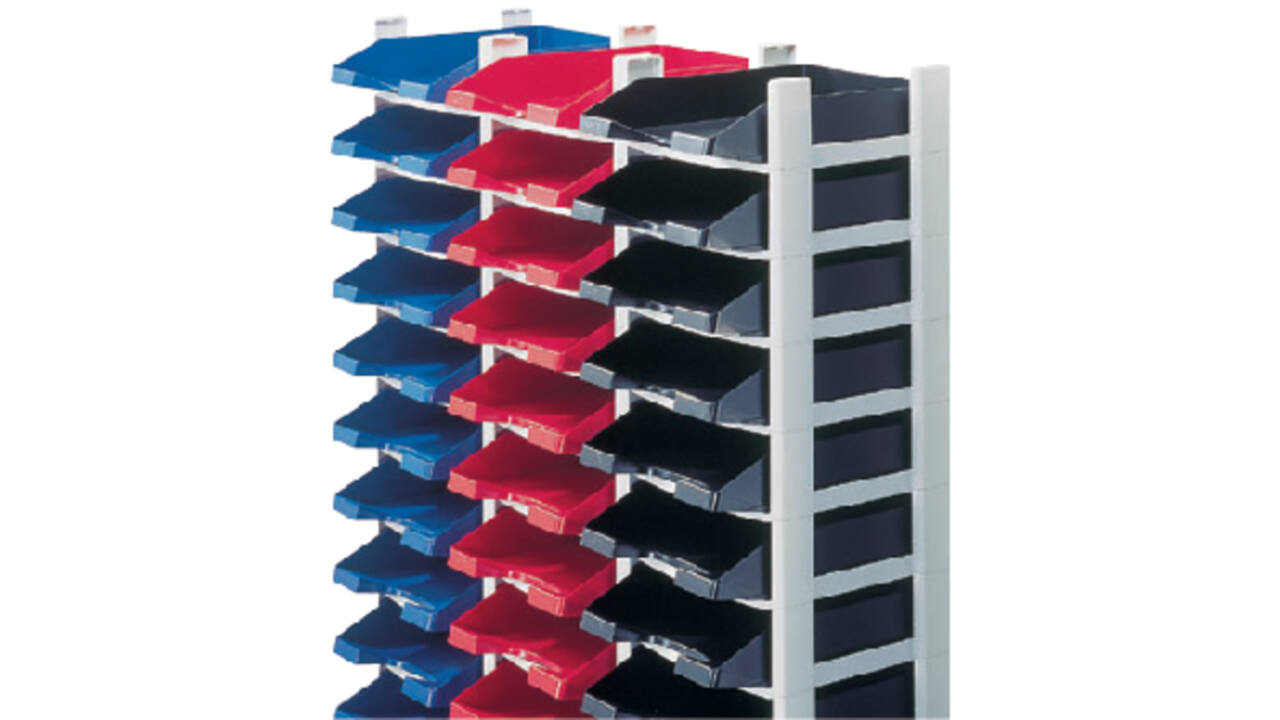 Brievenbak Leitz Plus stapelelement grijs