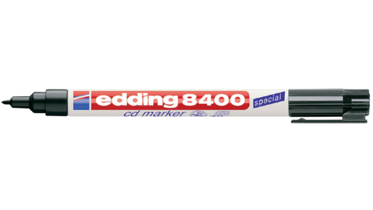 Cd marker edding 8400 rond 0.5-1.0mm assorti etui à 4 stuks