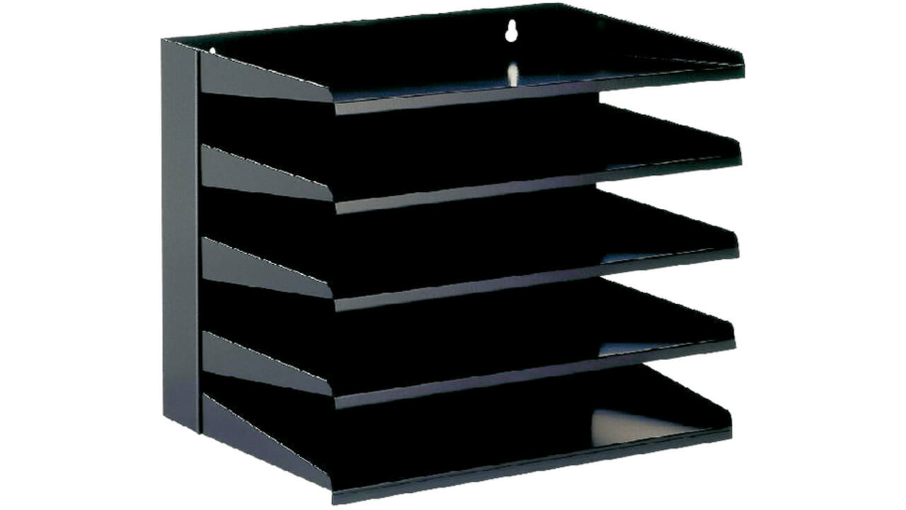 Sorteerrek Vepa Bins 5 delig zwart