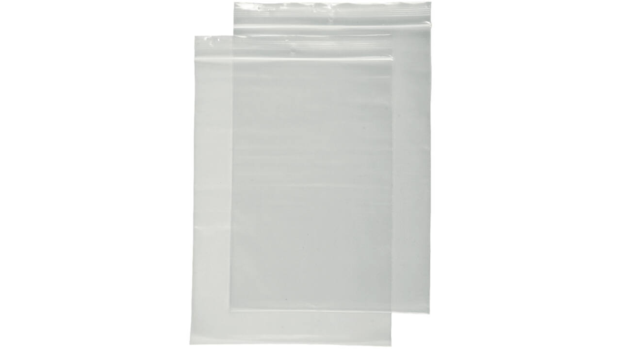 Verpakkingszak IEZZY grip 120x180mm 50mu hersluitbaar 100 stuks