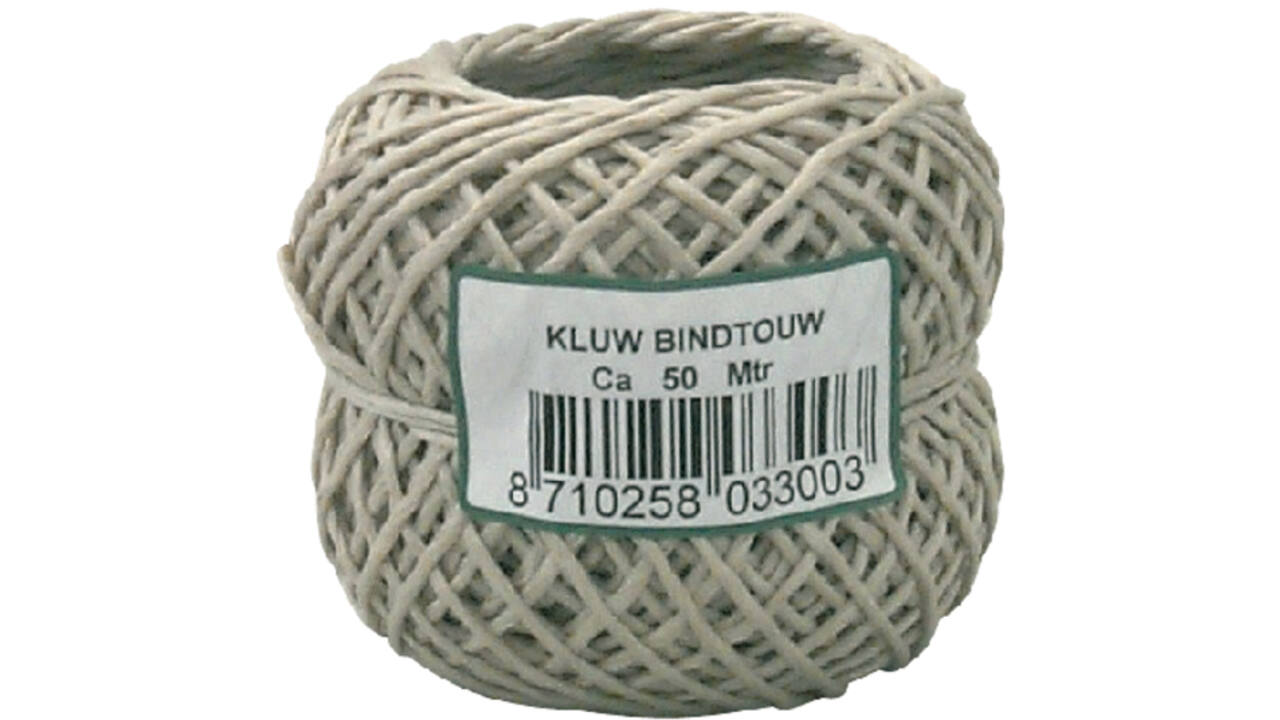 Henneptouw Muller 2-draads 50 gram ca 50 meter