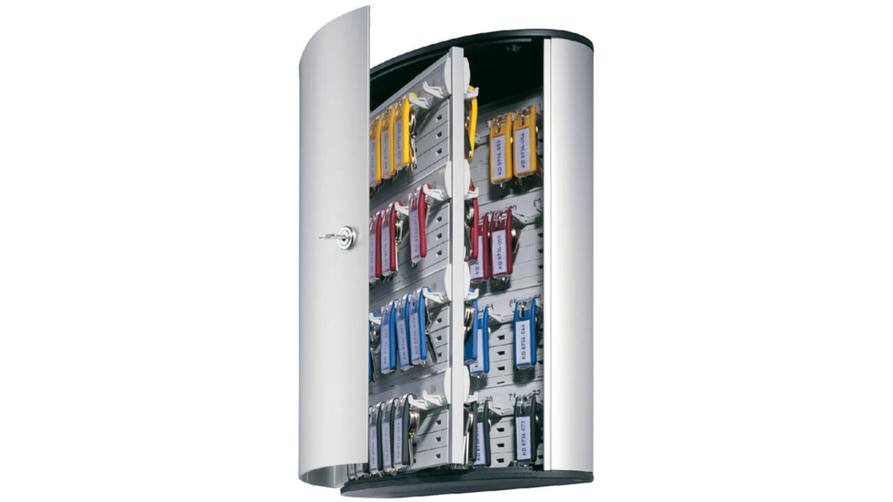 Sleutelkast Durable 72haken 302x400x118mm