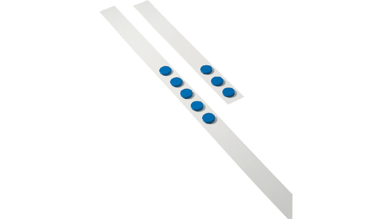 Wandlijst Desq 100cm met 5 blauwe magneten 32mm