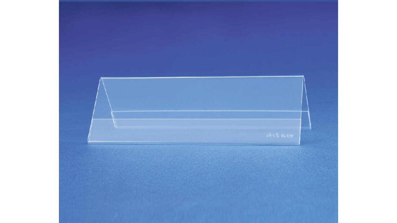 Tafelnaambord Sigel TA132 190x60mm 2-zijdig transparant