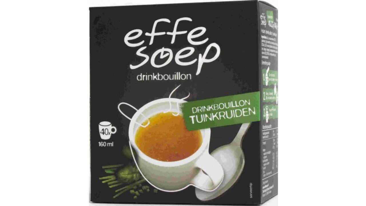 Effe Soep Drinkbouillon Tuinkruiden – 3 dozen × 40 sticks – 120 porties – Snel & Makkelijk Klaar
