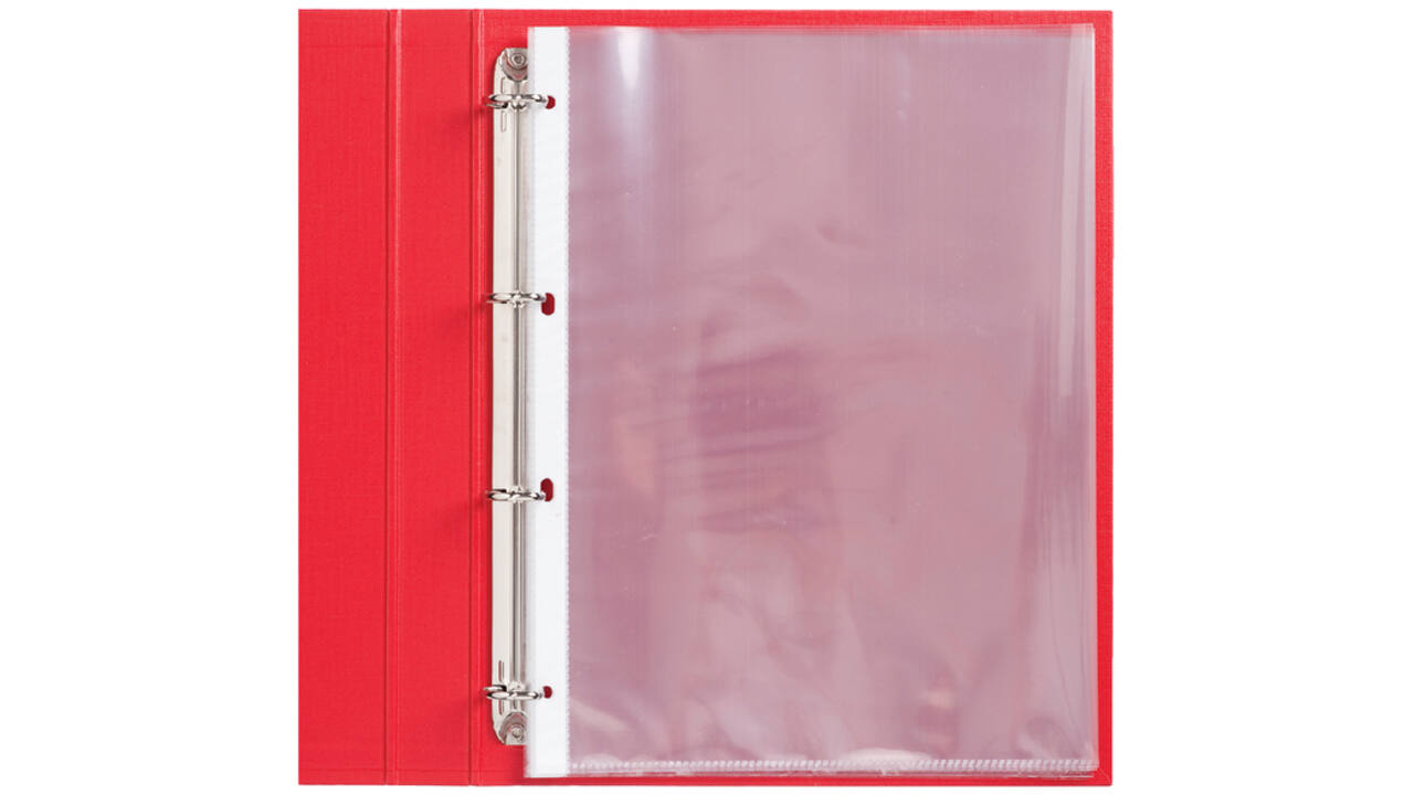 Showtas Quantore A4 4-gaats PP 0.08mm glad 100 stuks