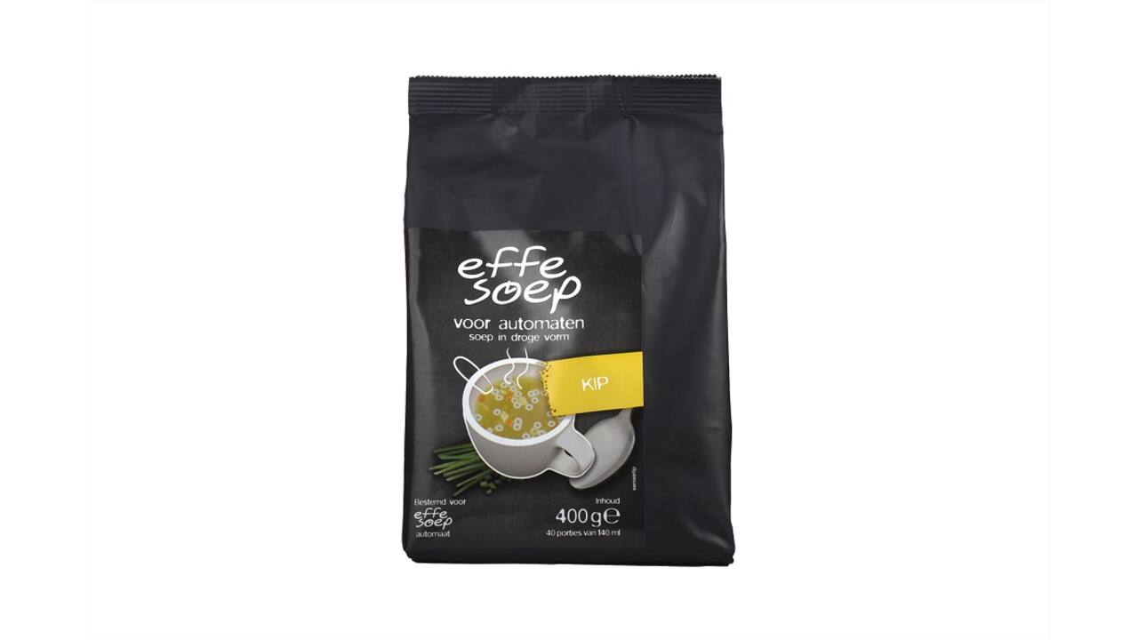 Effe Soep Vending Soep Kip – 400 g Zak – 40 Porties – Voor Automaat