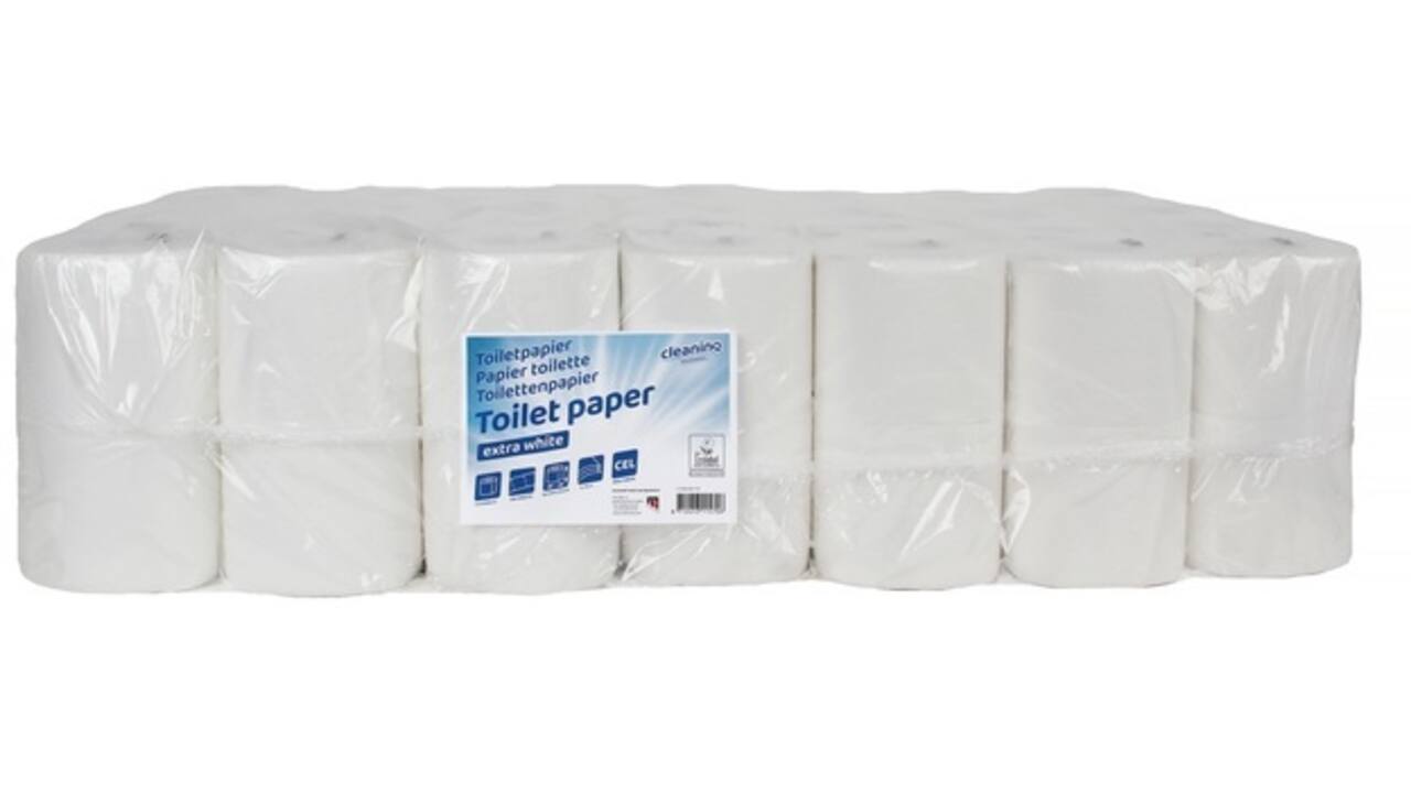 Toiletpapier Cleaninq 3-laags 250vellen wit