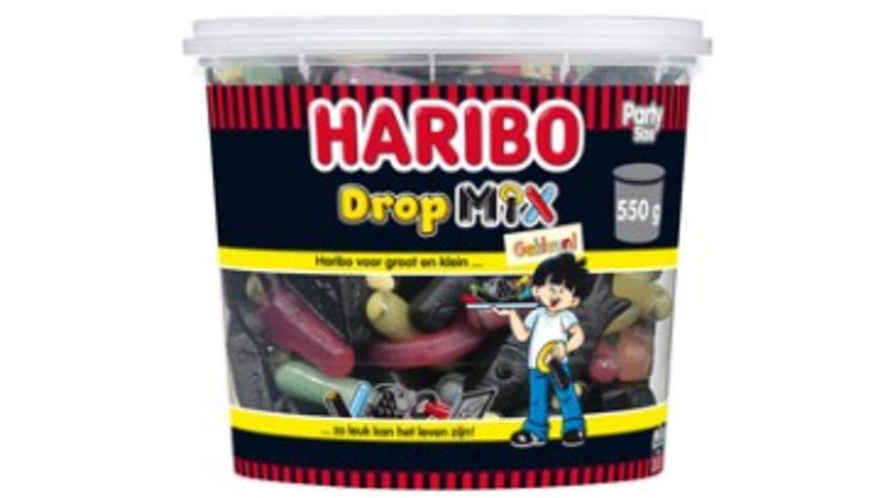 Drop Haribo mix gekleurd 550gr