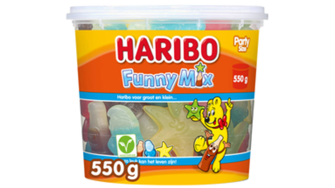 Snoep Haribo Funny Mix 550gr
