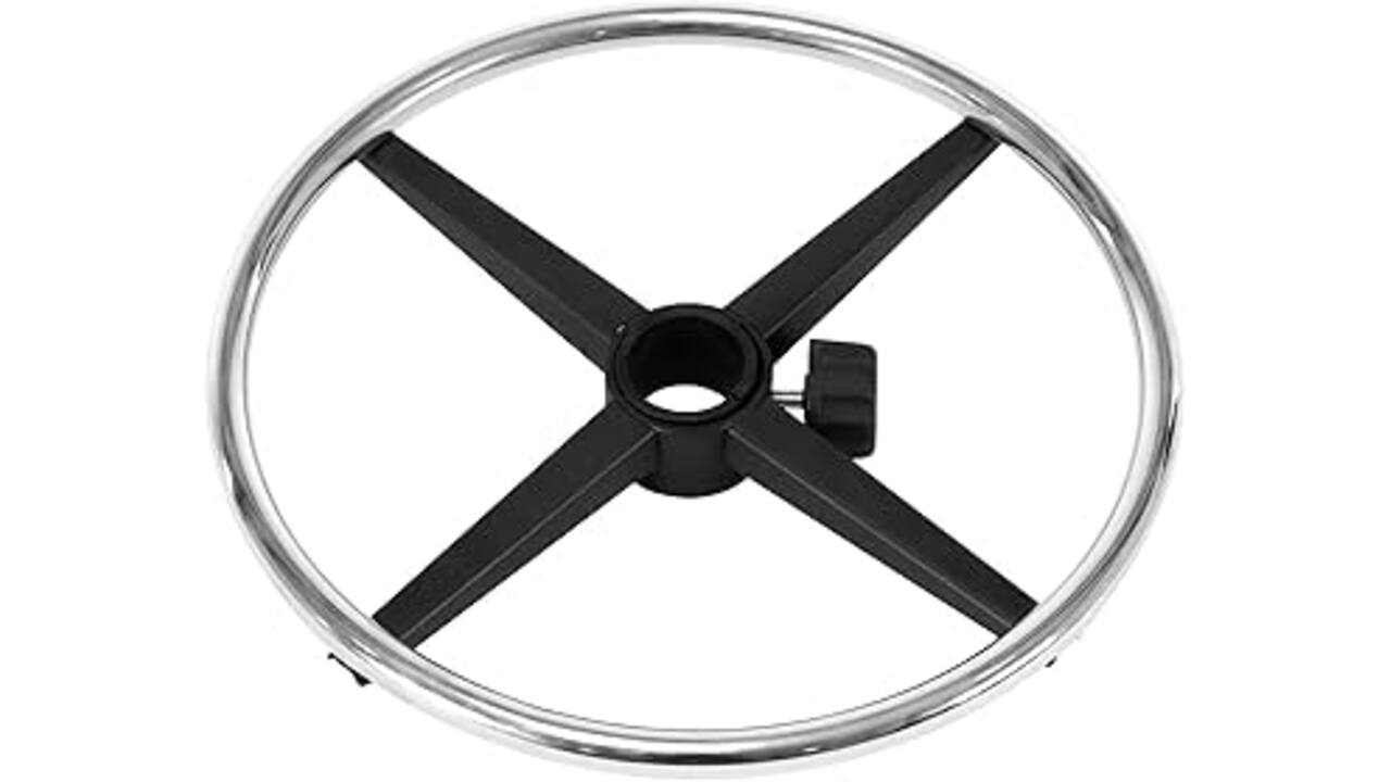Kohl Voetenring - Chroom/Zwart