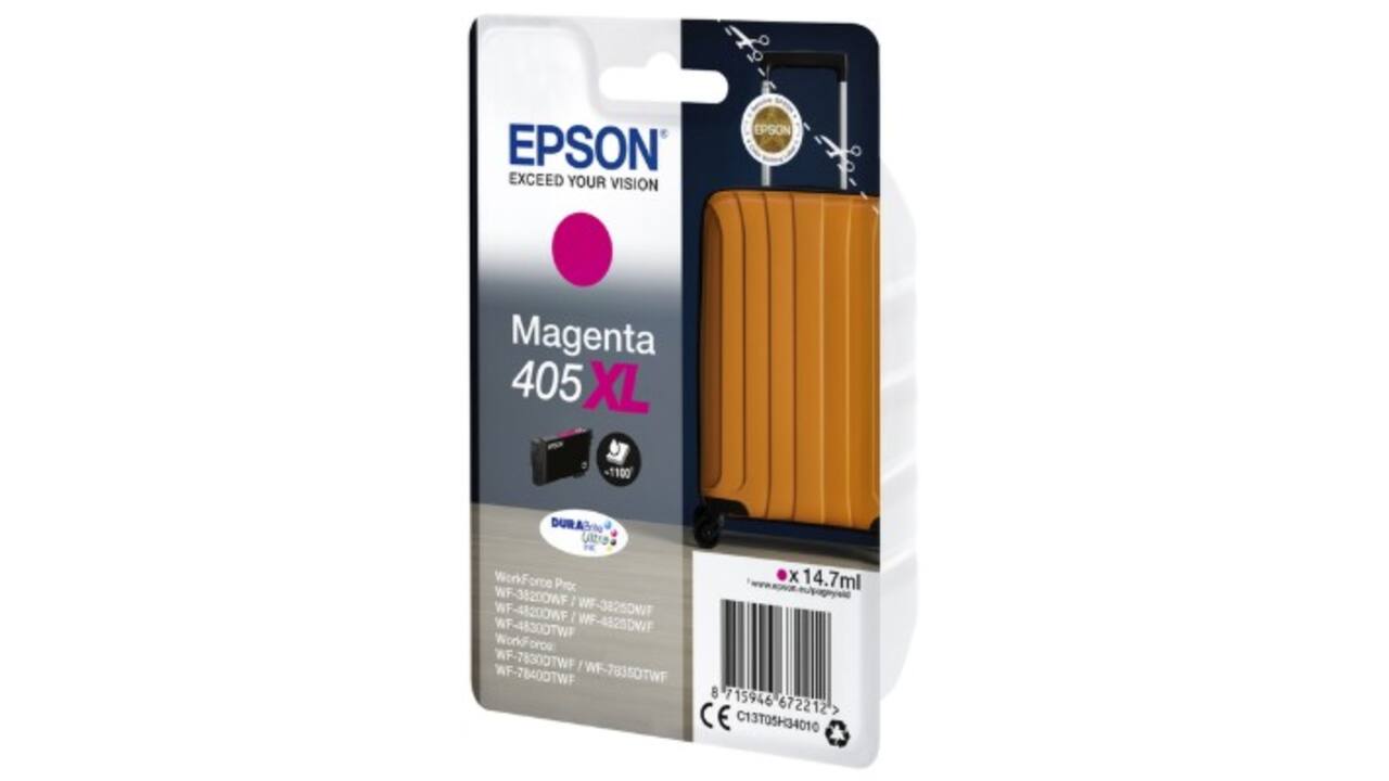 Inktcartridge Epson 405XL T05H34 rood