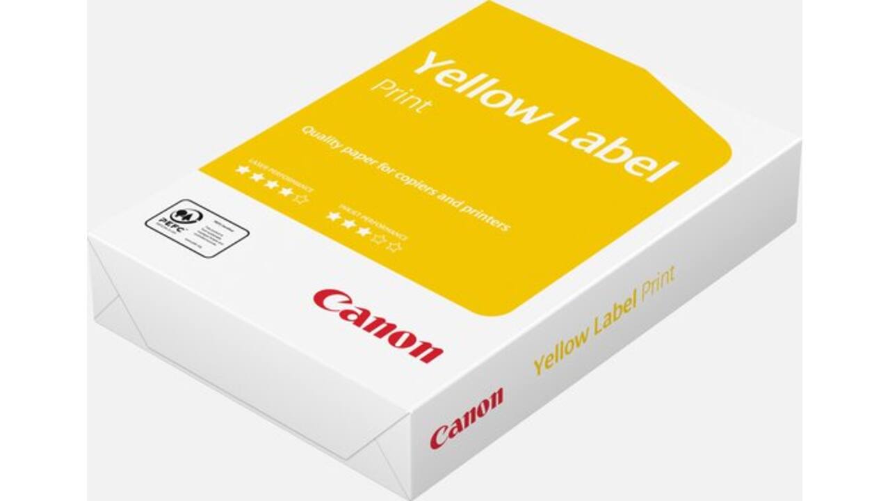 Kopieerpapier Canon Yellow Label standaard A4 80gr wit