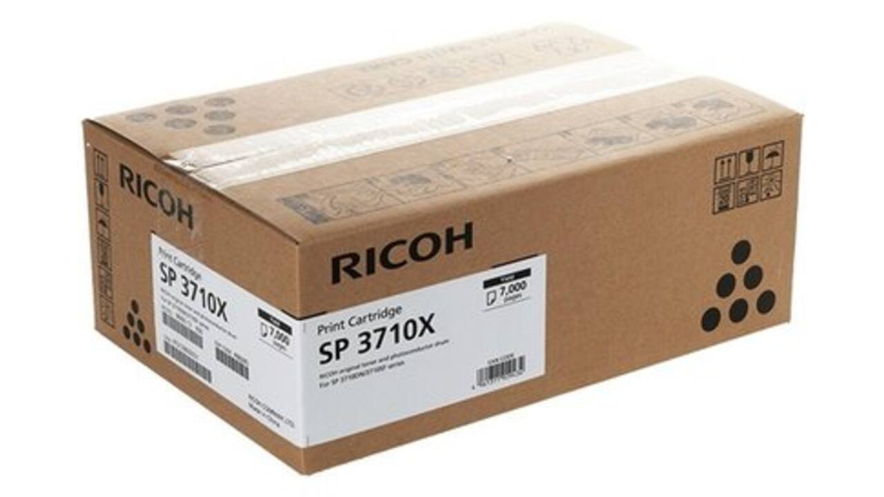 Ricoh SP 3710X tonercartridge zwart (capaciteit 7.000 afdrukken)