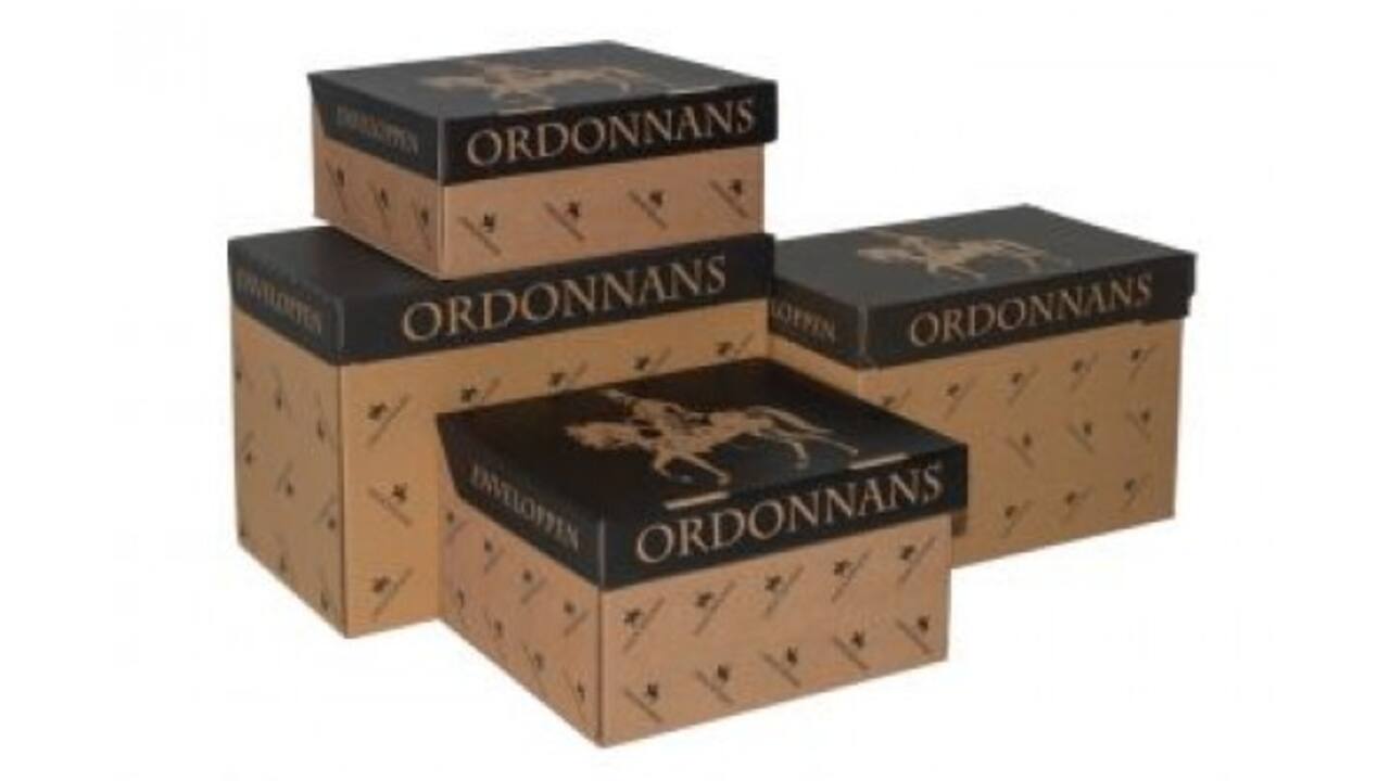 Enveloppen Ordonnans 80gr 114mm X 229mm Venster Links Gegomd