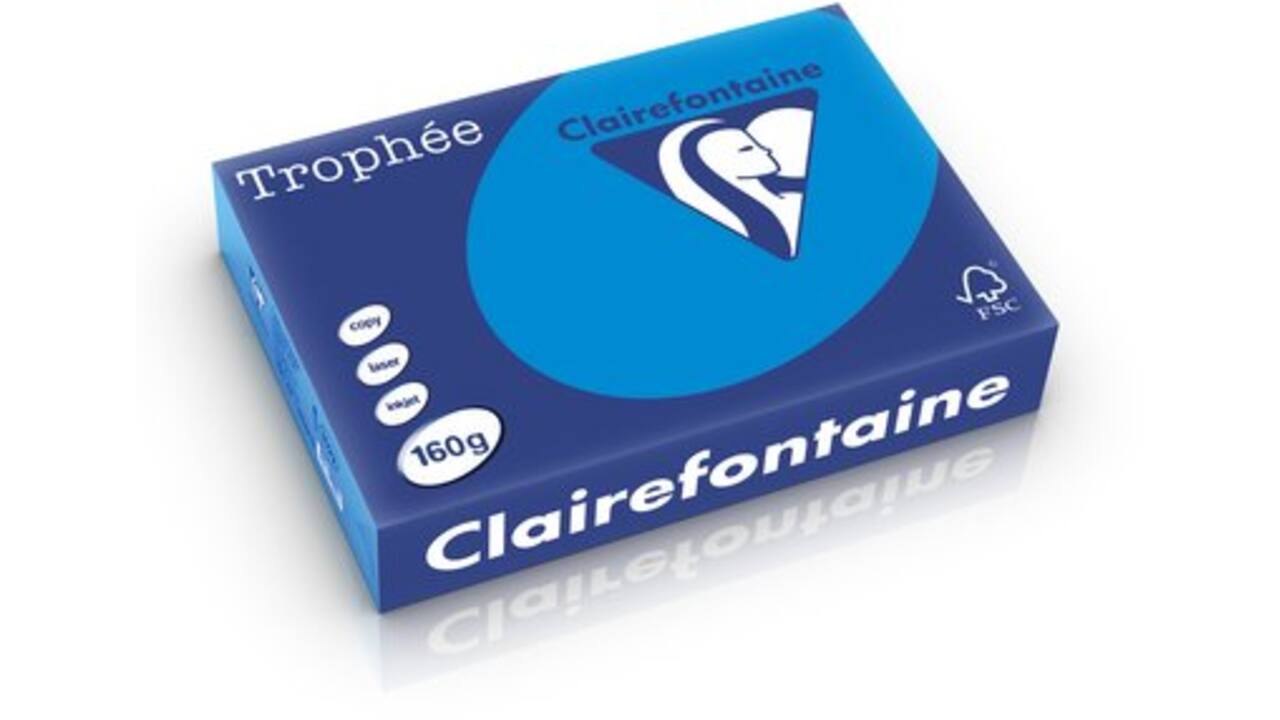 Kopieerpapier Clairefontaine Trophee (BE) intensief 160g/m² cariben 1022 210 x 297 mm A4  LG