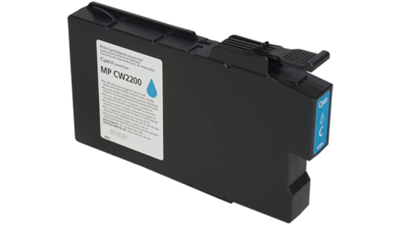Ricoh MP CW2200 gelcartridge cyaan 100ml (460 afdrukken)