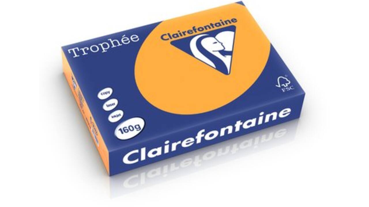 Clairefontaine Trophee (BE) pastel 80g/m² oranje 1880 297 x 420 mm A3 SG