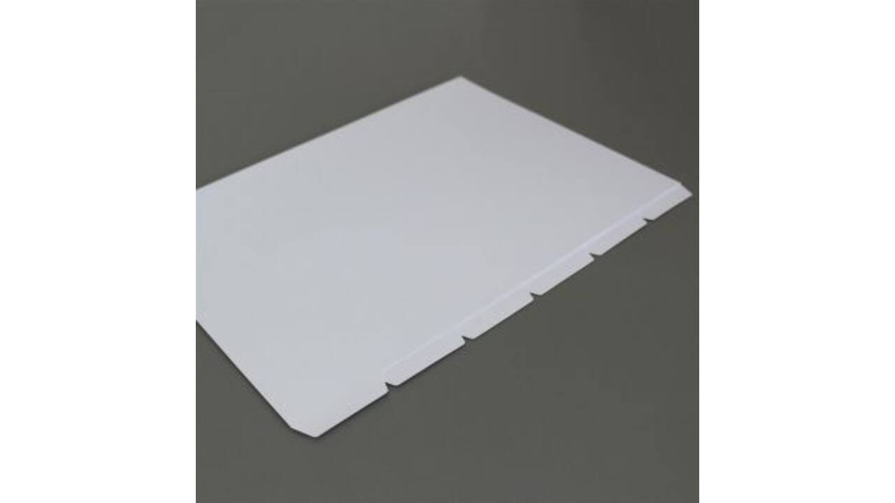 Nauta Tabbladen A4 160 G/M² Wit 210 X 297 mm Dakpan/Blok 5-Delig Straight Tbwa415160